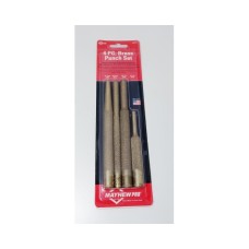 Brass Punch Kit - 4 Piece Assorted